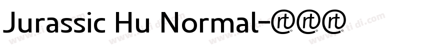 Jurassic Hu Normal字体转换